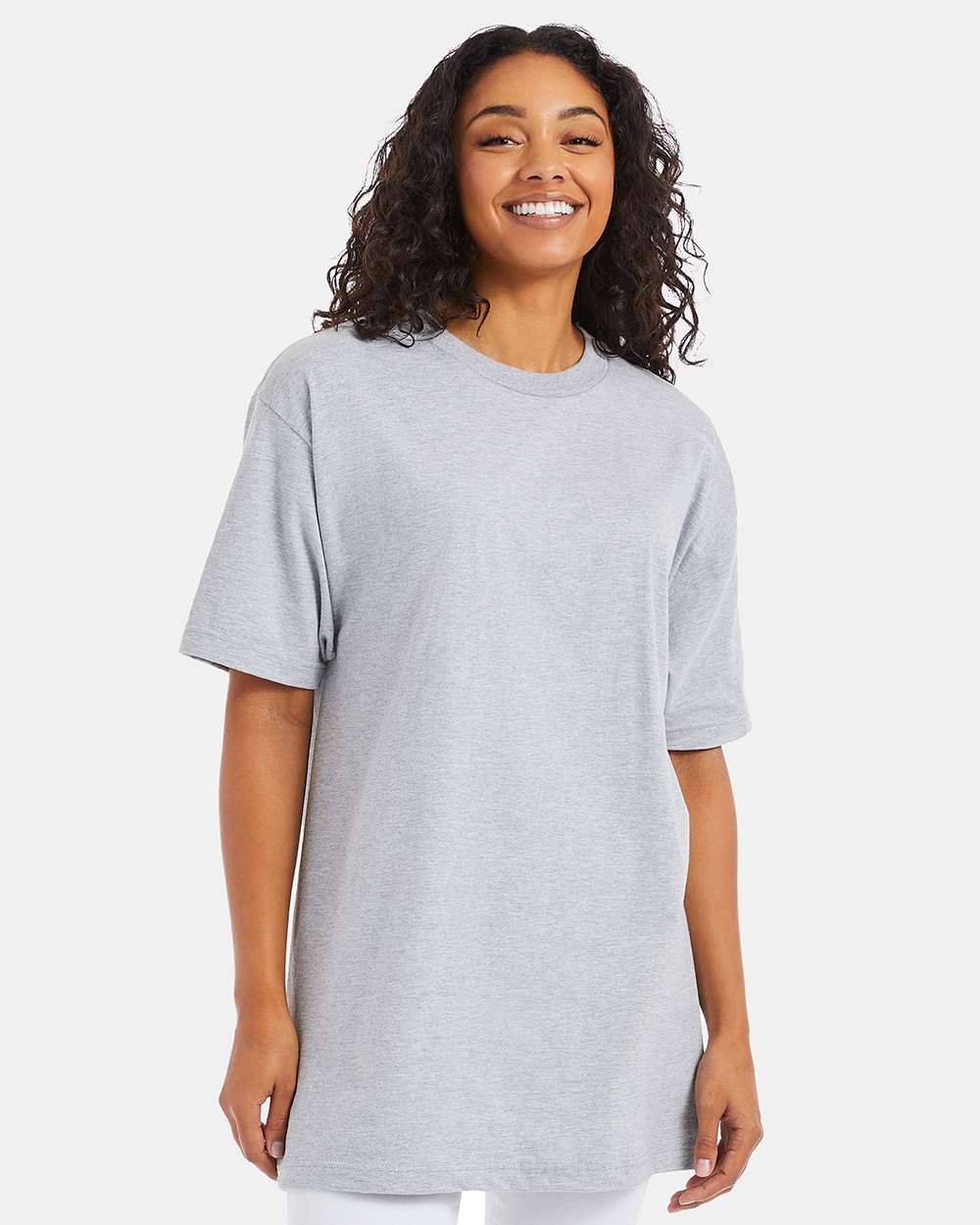 Beefy-T® Tall T-Shirt - OnModelFront - B06600585 - Light Steel