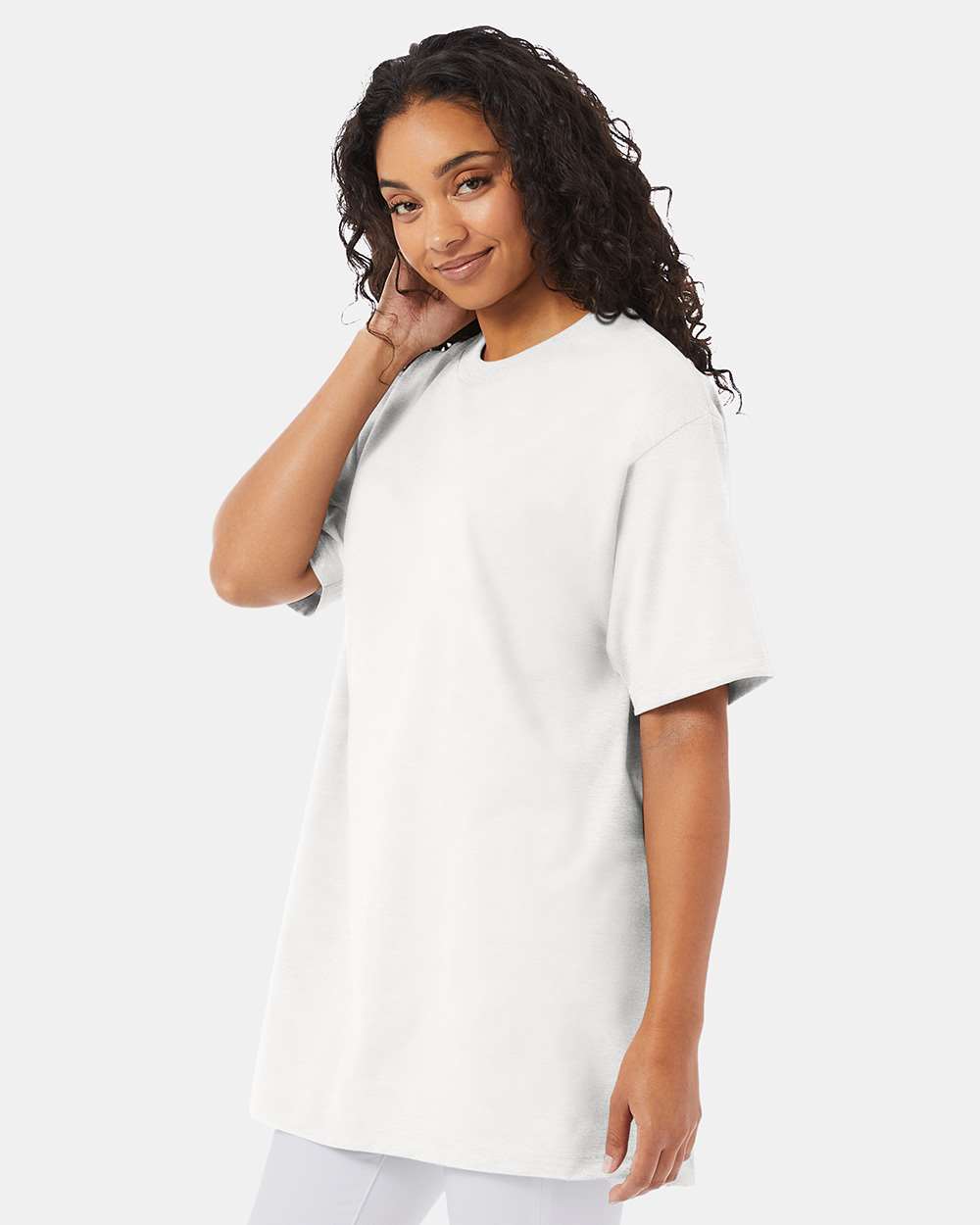 Beefy-T® Tall T-Shirt - OnModelSide - B06600005 - White