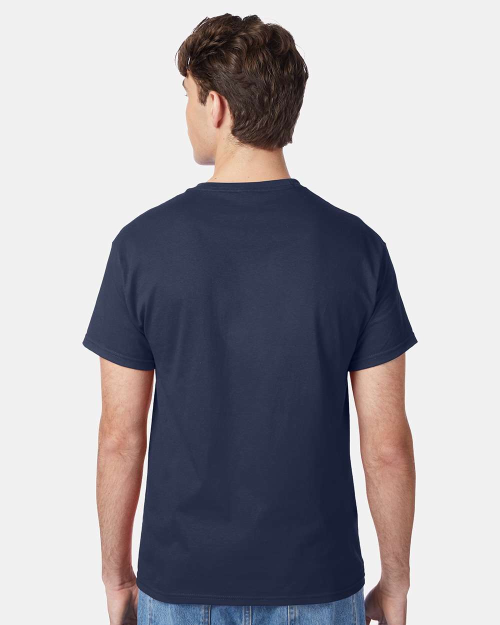Unisex Authentic T-Shirt - OnModelBack - B00700653 - Navy