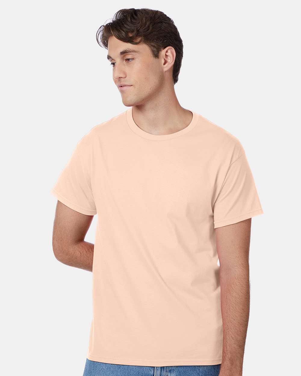 Unisex Authentic T-Shirt - OnModelFront - B00700183 - Candy Orange