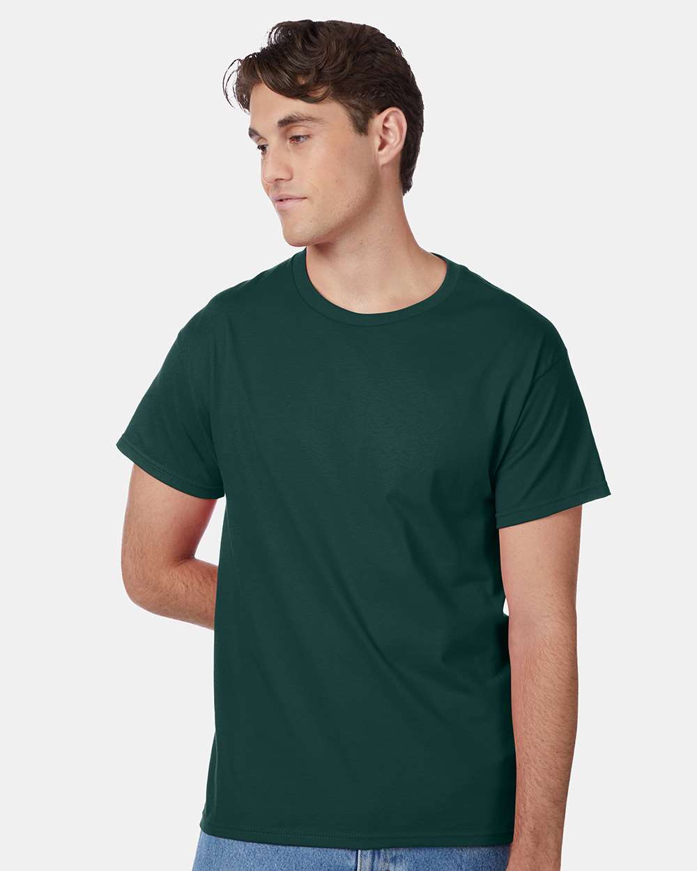 Unisex Authentic T-Shirt - OnModelFront - B00700873 - Deep Forest