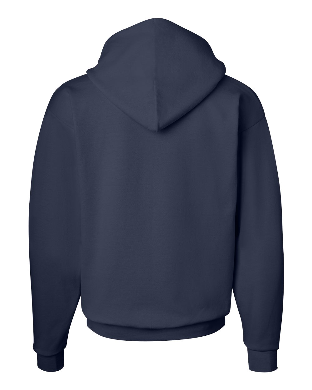 Unisex Ecosmart® Hooded Sweatshirt - Back - B22000653 - Navy