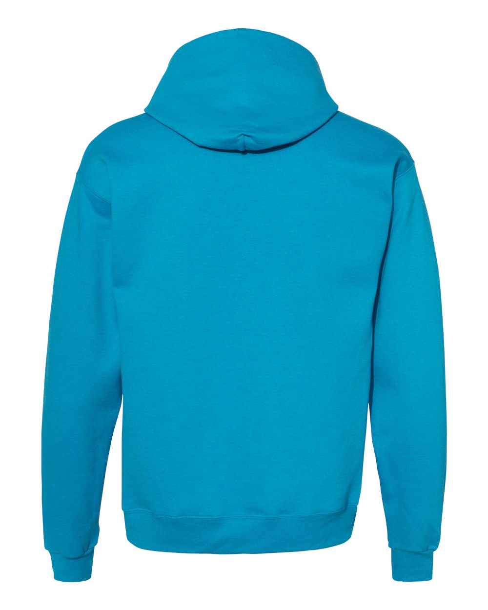 Unisex Ecosmart® Hooded Sweatshirt - Back - B22000763 - Teal