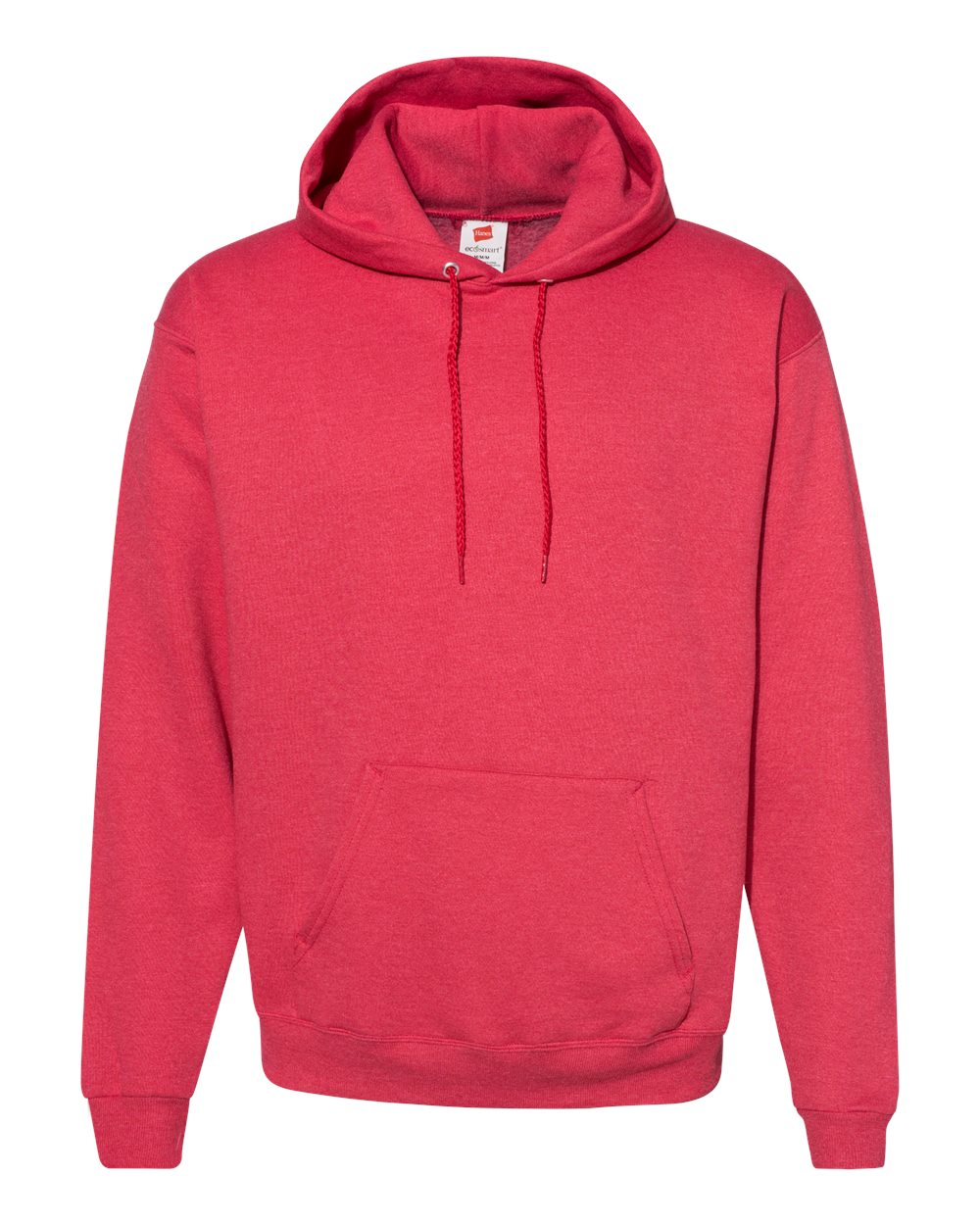 Unisex Ecosmart® Hooded Sweatshirt - Front - B22000713 - Heather Red
