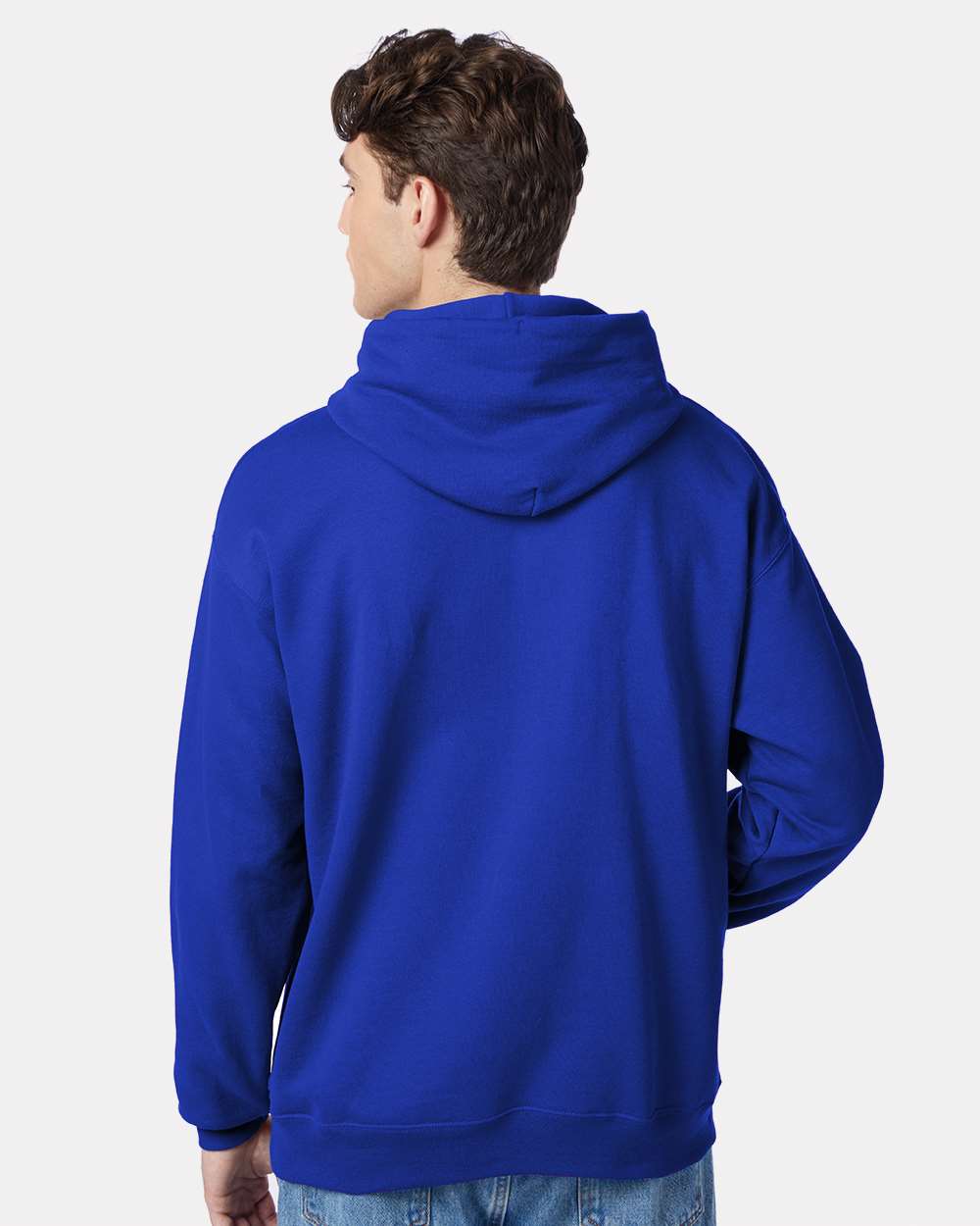 Unisex Ecosmart® Hooded Sweatshirt - OnModelBack - B22000883 - Deep Royal