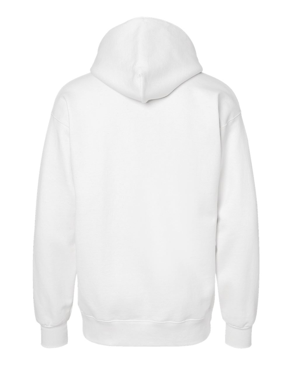 Unisex Ultimate Cotton® Hooded Sweatshirt - Back - B22200003 - White