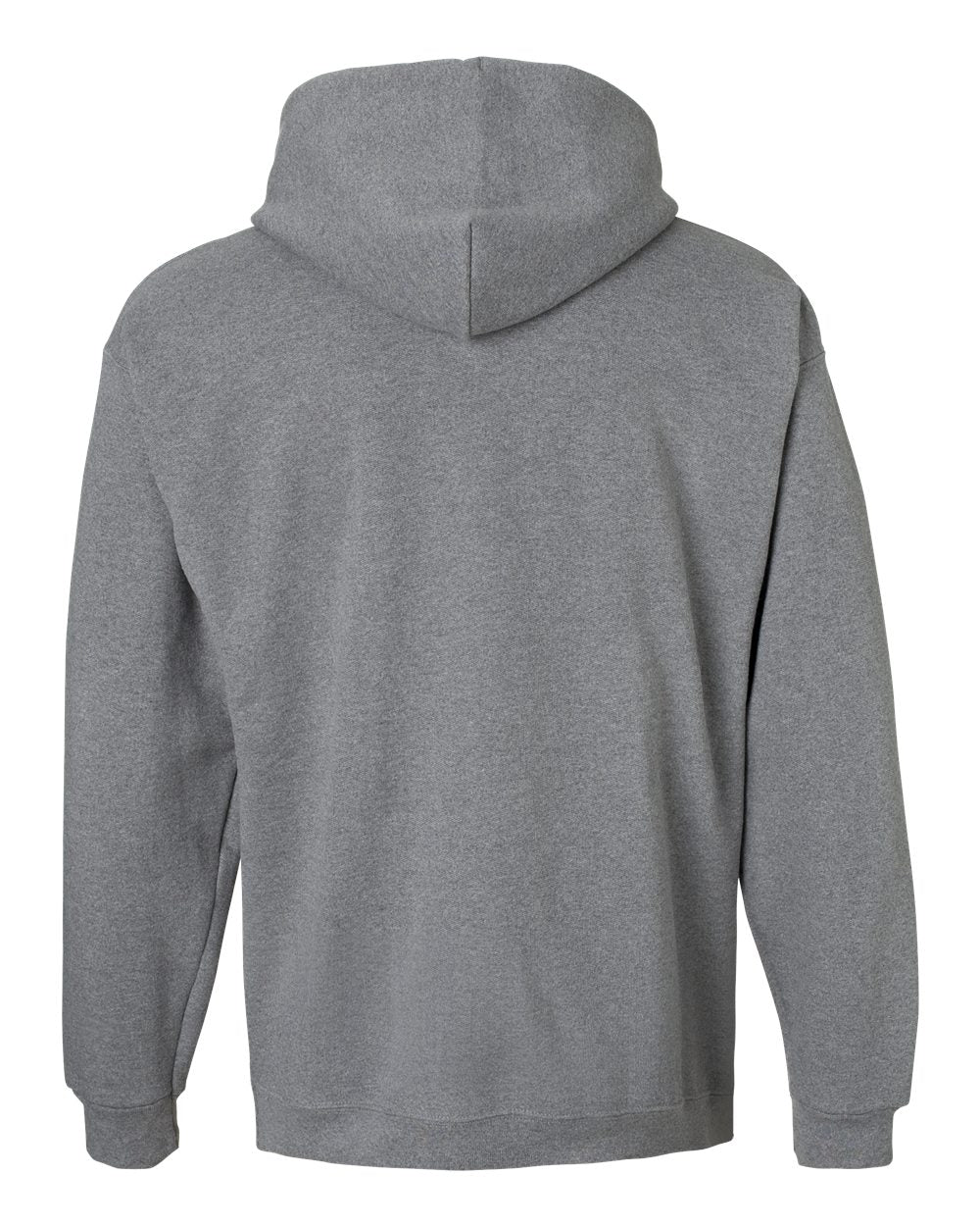 Unisex Ultimate Cotton® Hooded Sweatshirt - Back - B22200133 - Oxford Grey
