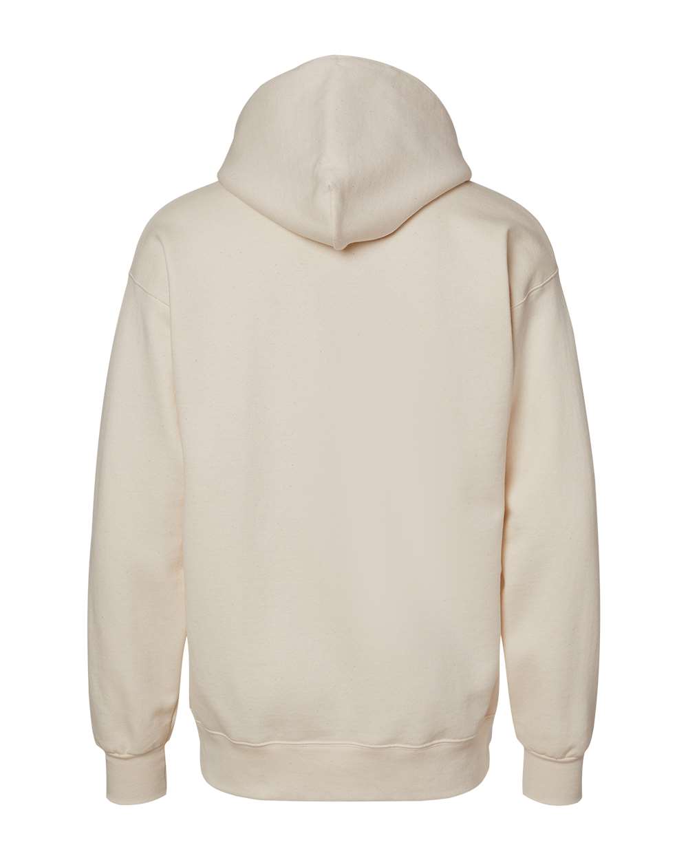 Unisex Ultimate Cotton® Hooded Sweatshirt - Back - B22200243 - Natural