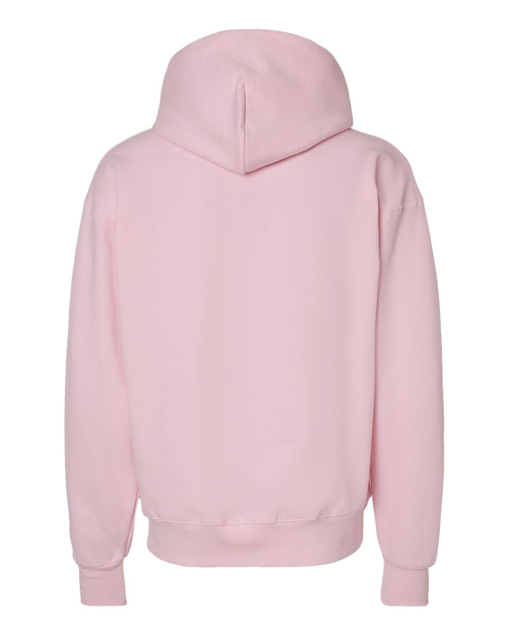 Unisex Ultimate Cotton® Hooded Sweatshirt - Back - B22200313 - Pale Pink