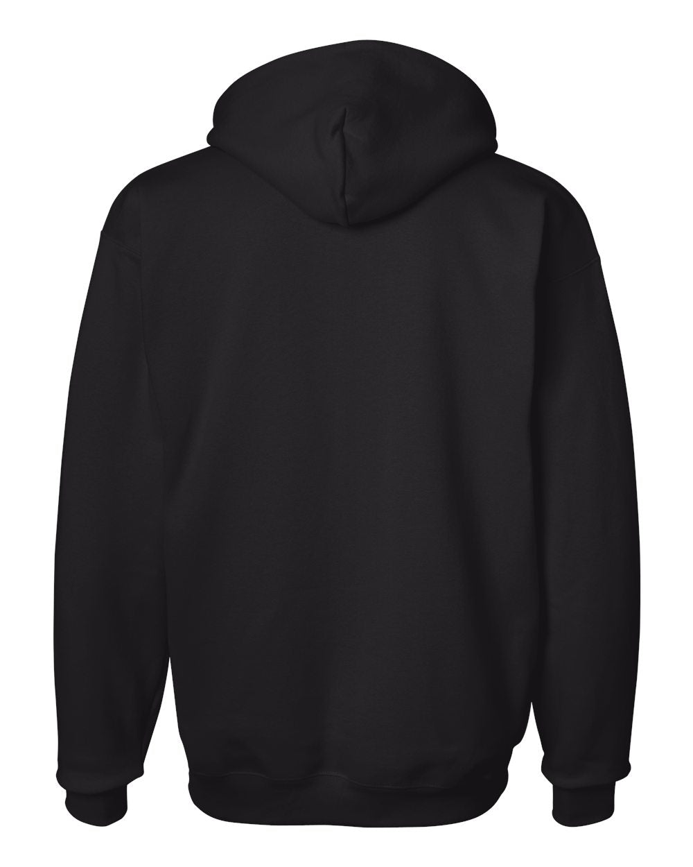 Unisex Ultimate Cotton® Hooded Sweatshirt - Back - B22200503 - Black
