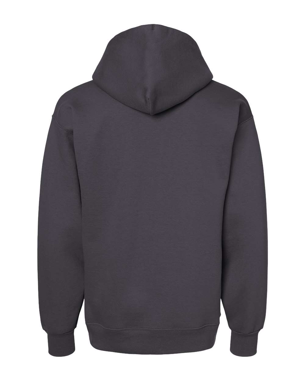 Unisex Ultimate Cotton® Hooded Sweatshirt - Back - B22200513 - Smoke Grey