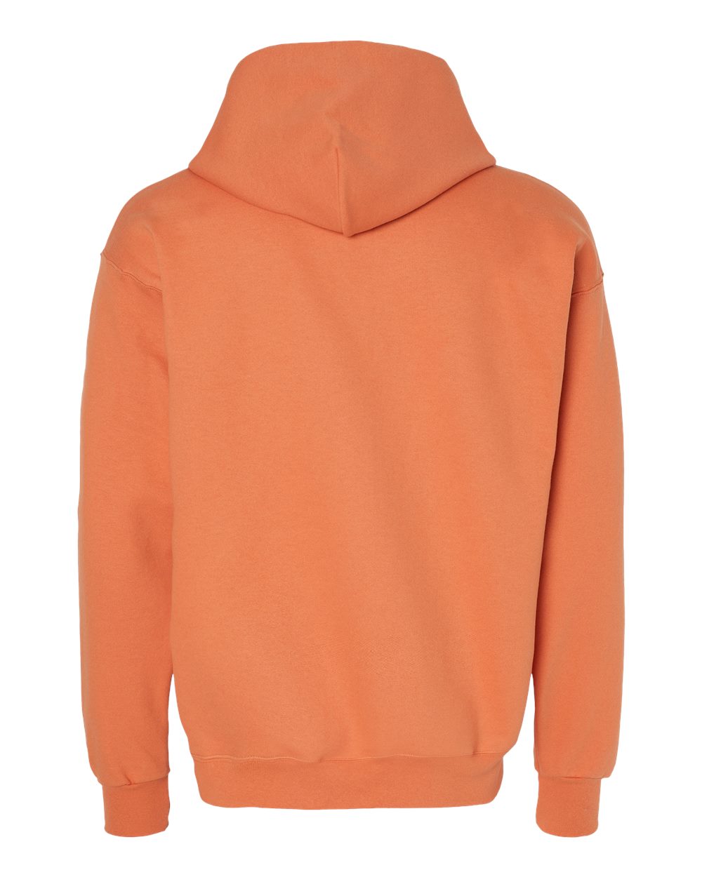 Unisex Ultimate Cotton® Hooded Sweatshirt - Back - B22200663 - Pumpkin
