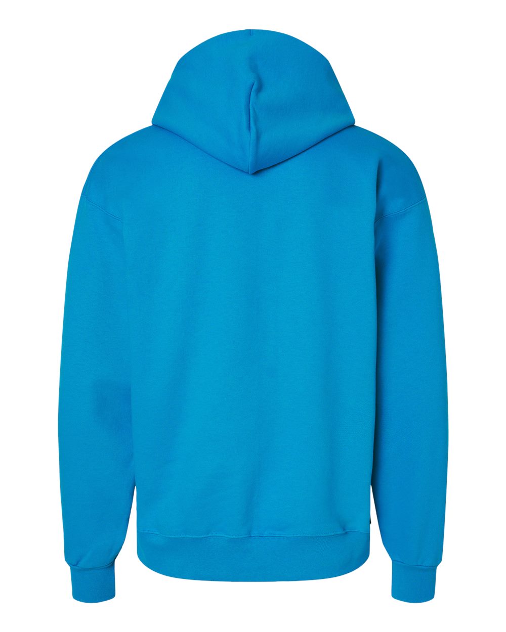 Unisex Ultimate Cotton® Hooded Sweatshirt - Back - B22200763 - Teal
