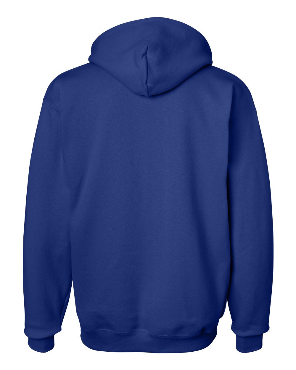 Unisex Ultimate Cotton® Hooded Sweatshirt - Back - B22200883 - Deep Royal