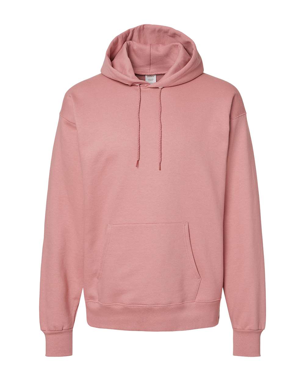 Unisex Ultimate Cotton® Hooded Sweatshirt - Front - B22200273 - Mauve