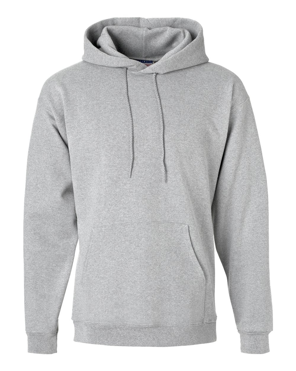 Unisex Ultimate Cotton® Hooded Sweatshirt - Front - B22200583 - Light Steel