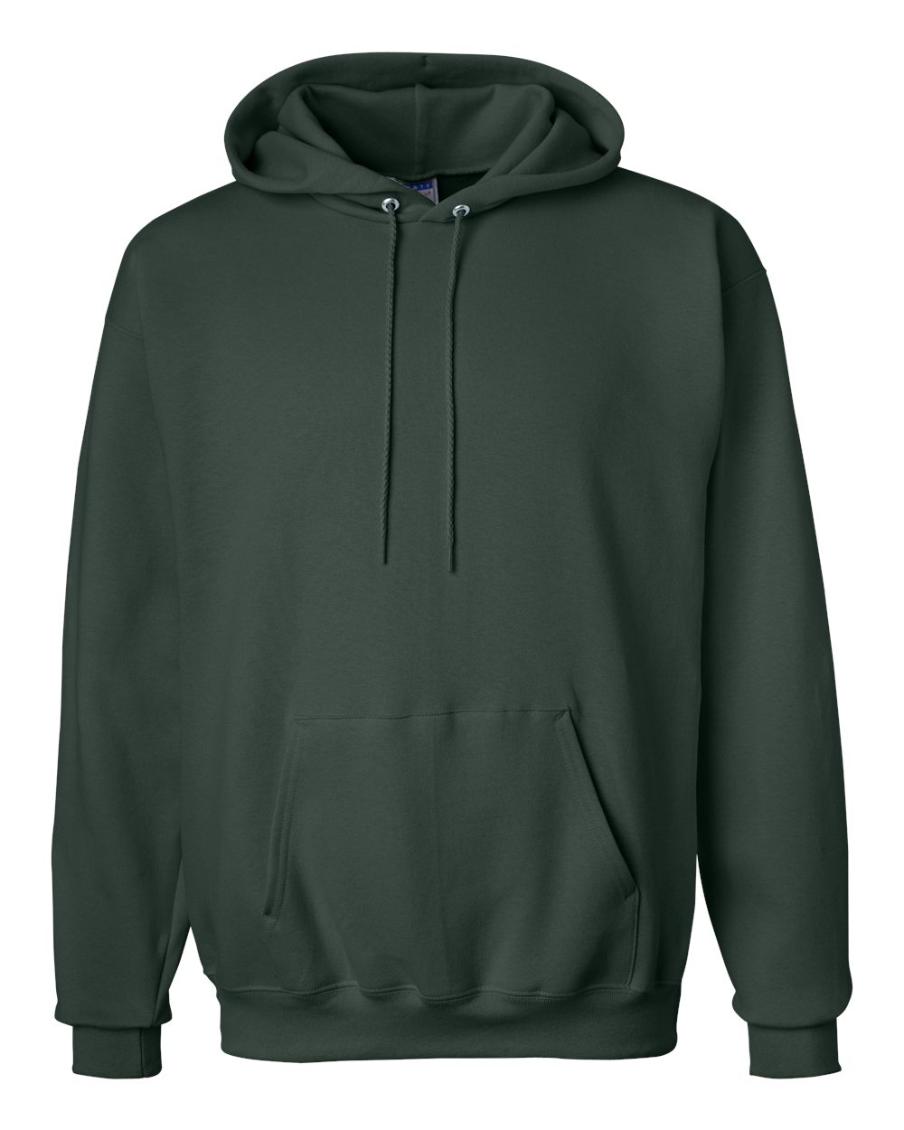 Unisex Ultimate Cotton® Hooded Sweatshirt - Front - B22200873 - Deep Forest