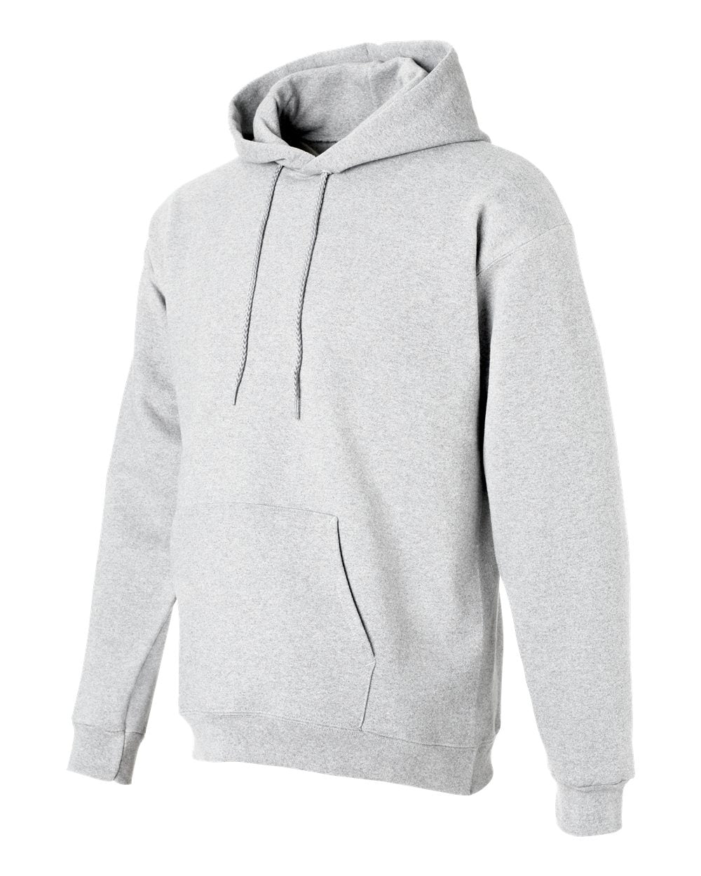 Unisex Ultimate Cotton® Hooded Sweatshirt - Side - B22200023 - Ash