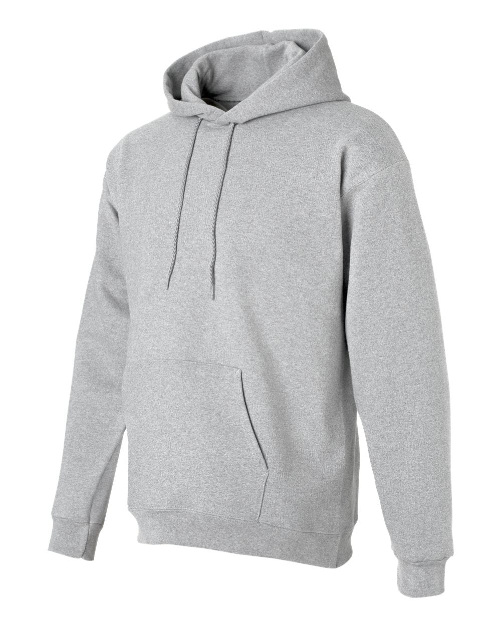 Unisex Ultimate Cotton® Hooded Sweatshirt - Side - B22200583 - Light Steel