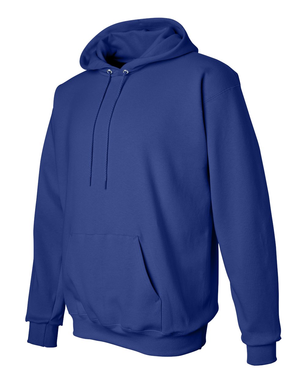 Unisex Ultimate Cotton® Hooded Sweatshirt - Side - B22200883 - Deep Royal