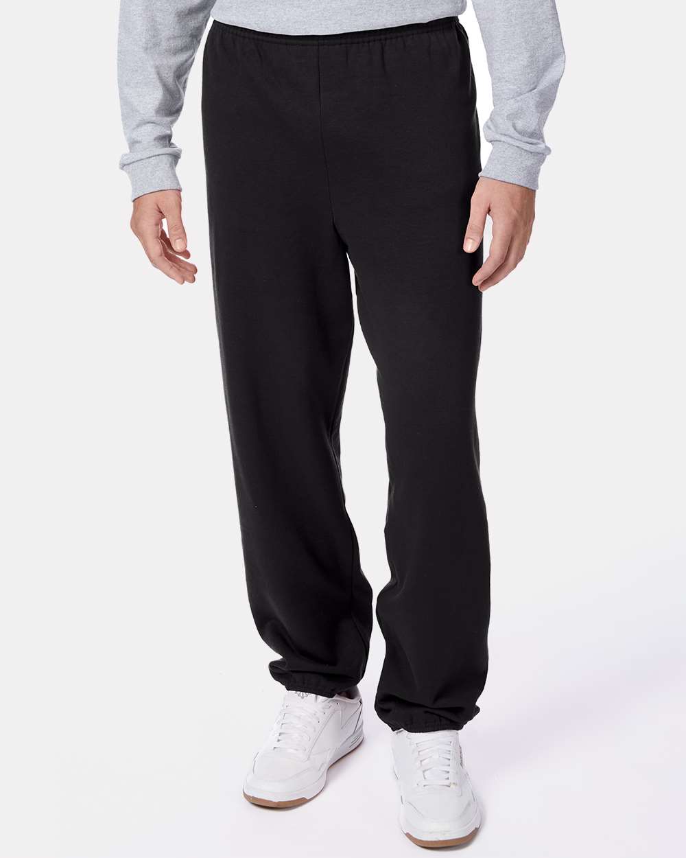 Unisex Ecosmart® Sweatpants - OnModelFront - B23000503 - Black