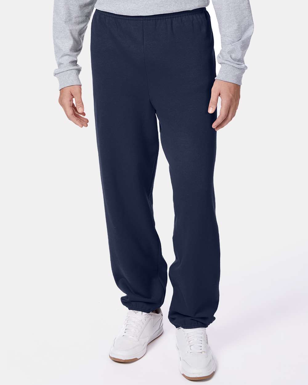 Unisex Ecosmart® Sweatpants - OnModelFront - B23000653 - Navy