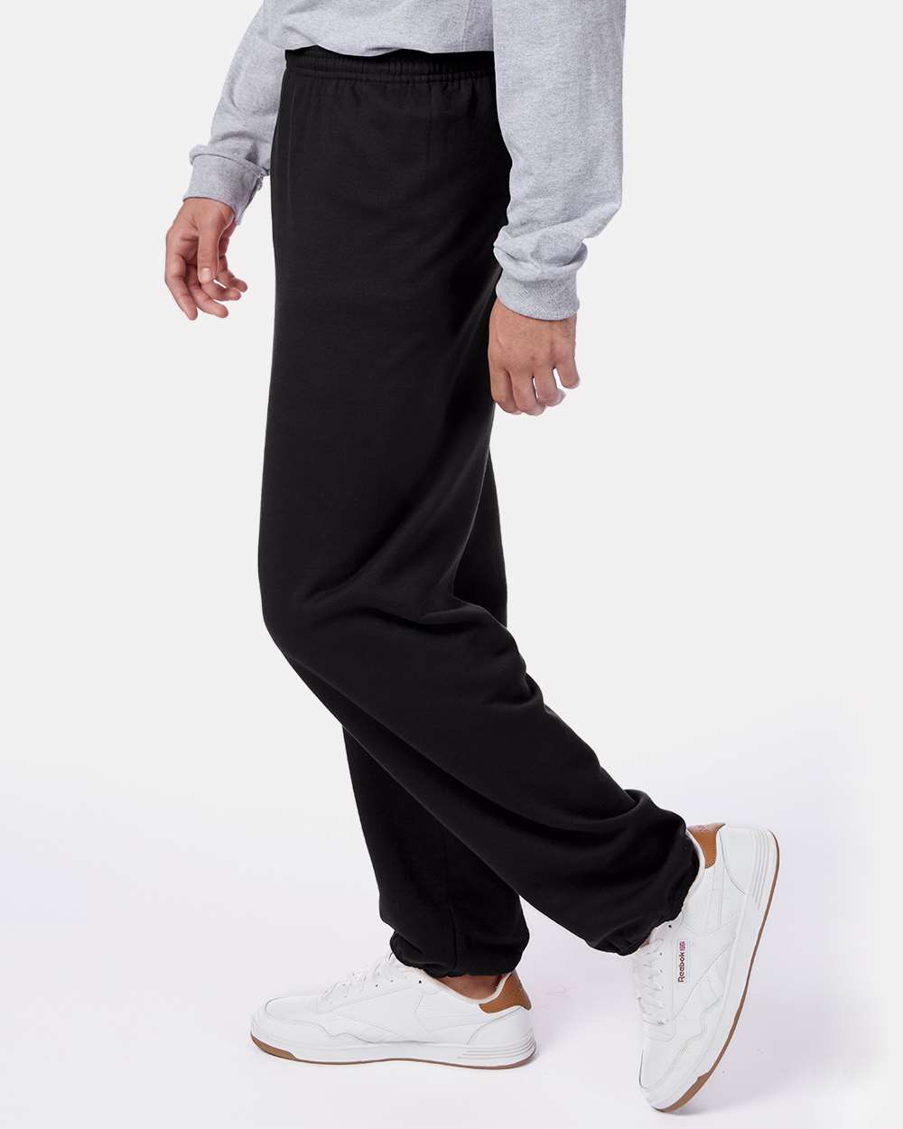 Unisex Ecosmart® Sweatpants - OnModelSide - B23000503 - Black