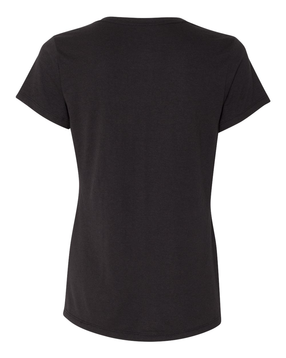 Women's Perfect-T Triblend V-Neck T-Shirt - Back - B34300503 - Black Triblend