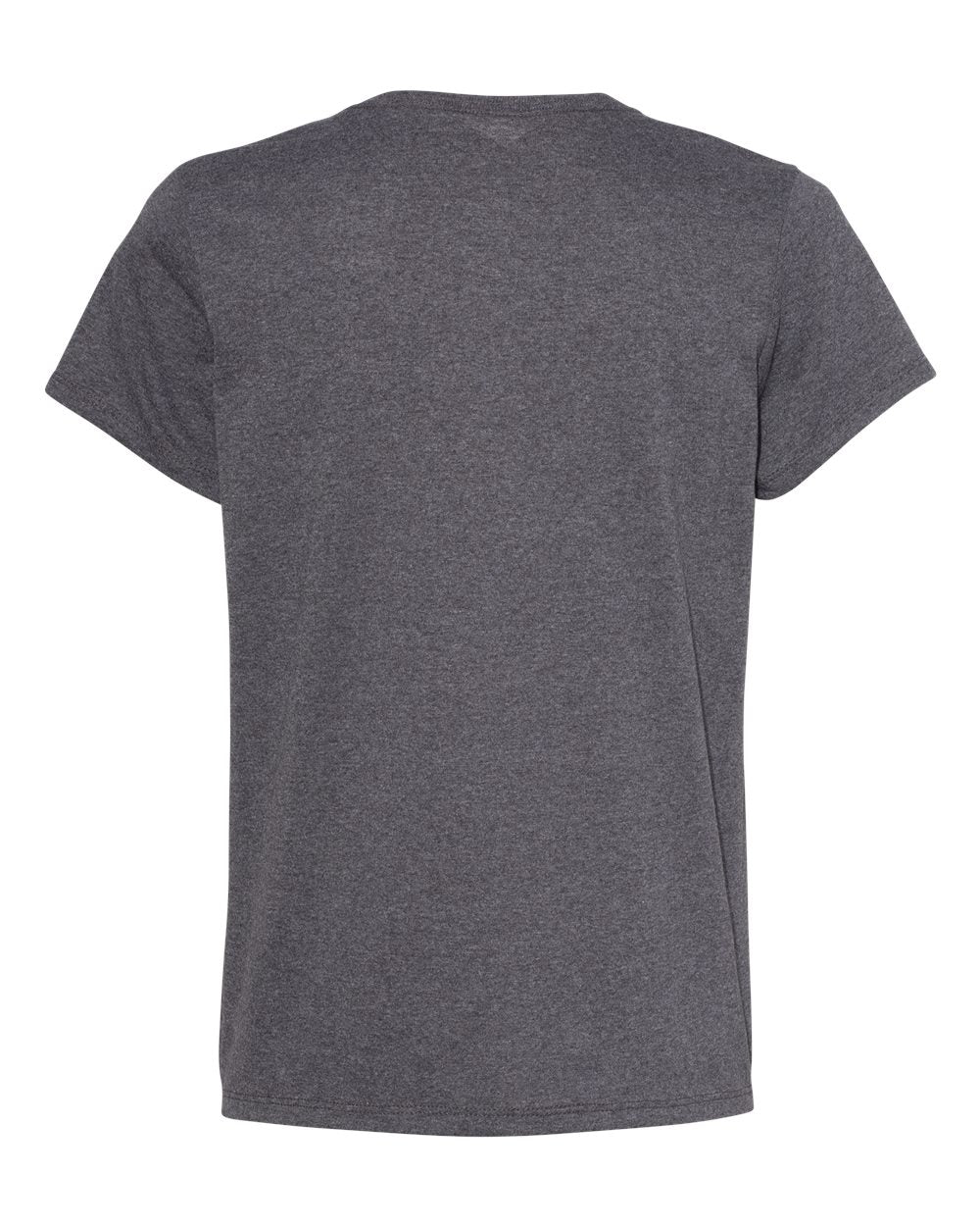 Women's Essential-T V-Neck T-Shirt - Back - B34600084 - Charcoal Heather