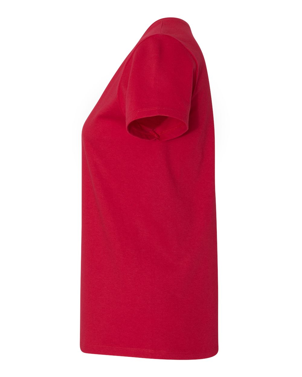 Women's Essential-T V-Neck T-Shirt - DirectSide - B34600223 - Deep Red