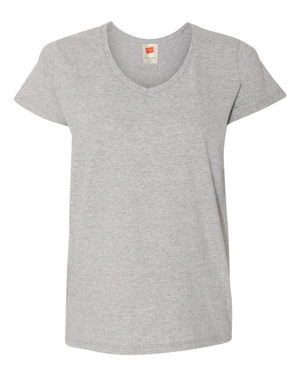 Women's Essential-T V-Neck T-Shirt - Front - B34600588 - Light Steel