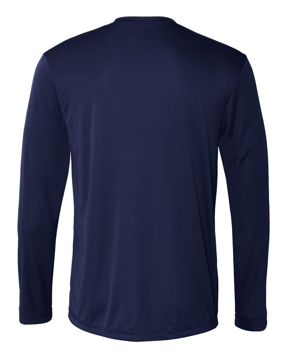 Unisex Cool DRI® Long Sleeve Performance T-Shirt - Back - B34700653 - Navy