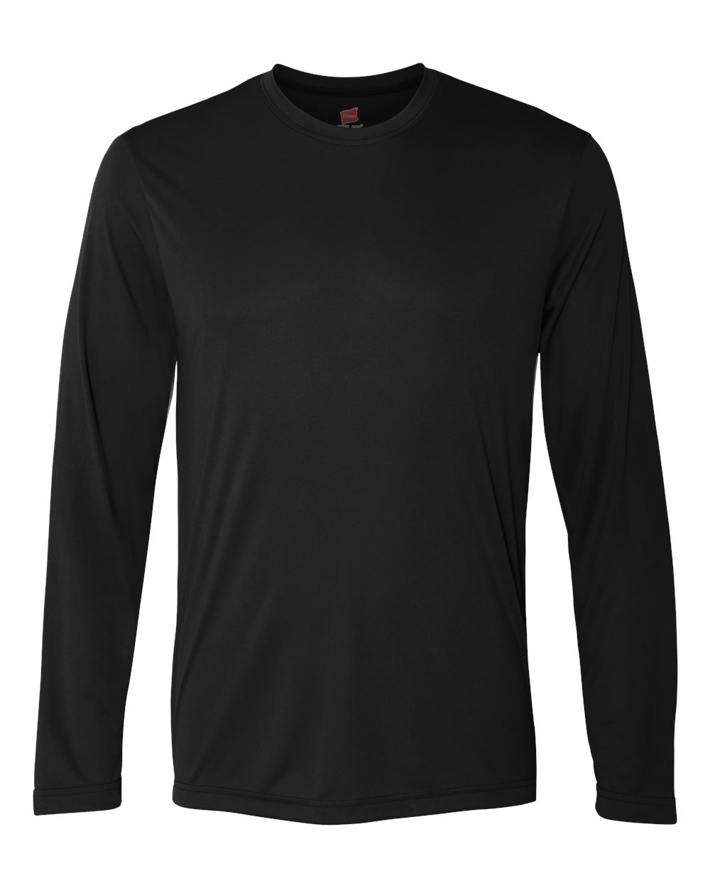 Unisex Cool DRI® Long Sleeve Performance T-Shirt - Front - B34700503 - Black