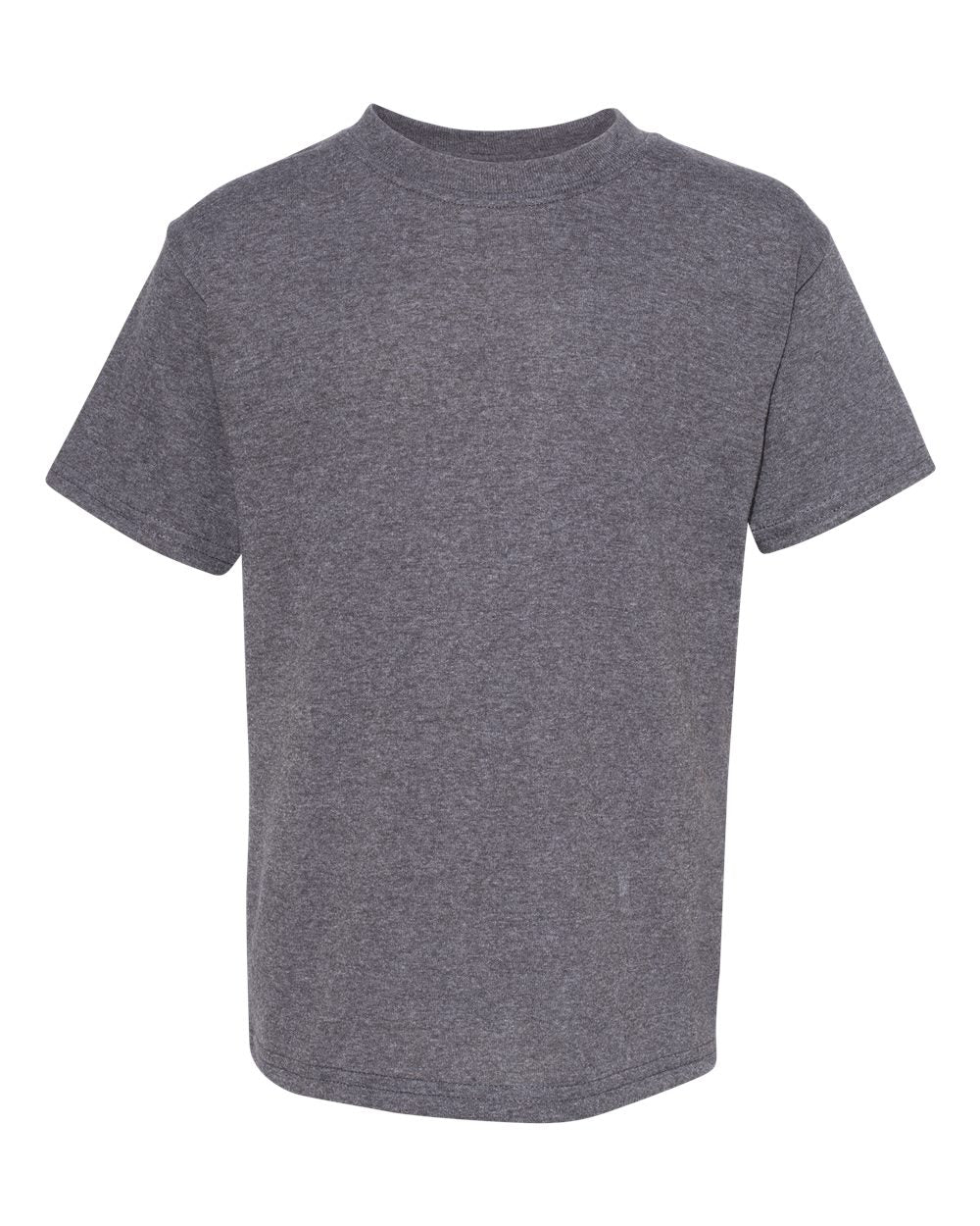 Youth Ecosmart™ T-Shirt - Front - B30500592 - Charcoal Heather