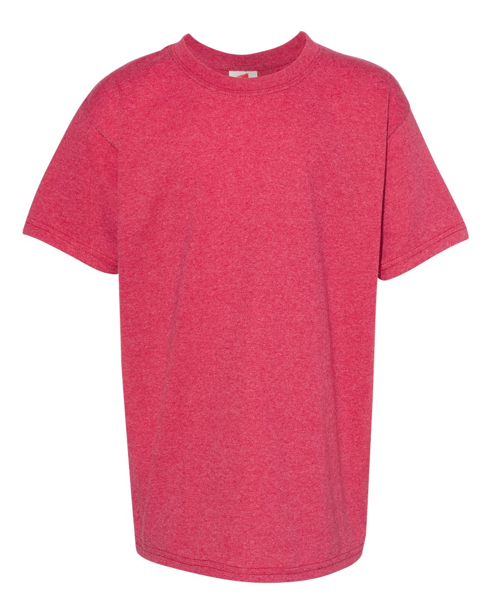 Youth Ecosmart™ T-Shirt - Front - B30500702 - Heather Red