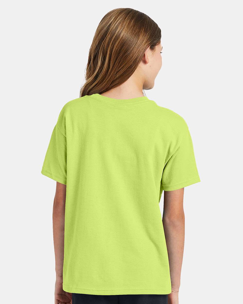 Youth Ecosmart™ T-Shirt - OnModelBack - B30500132 - Safety Green