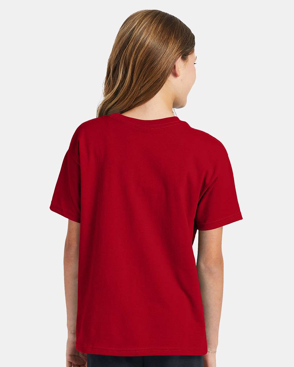 Youth Ecosmart™ T-Shirt - OnModelBack - B30500222 - Deep Red