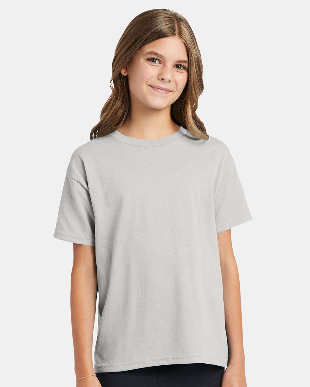 Youth Ecosmart™ T-Shirt - OnModelFront - B30500022 - Ash