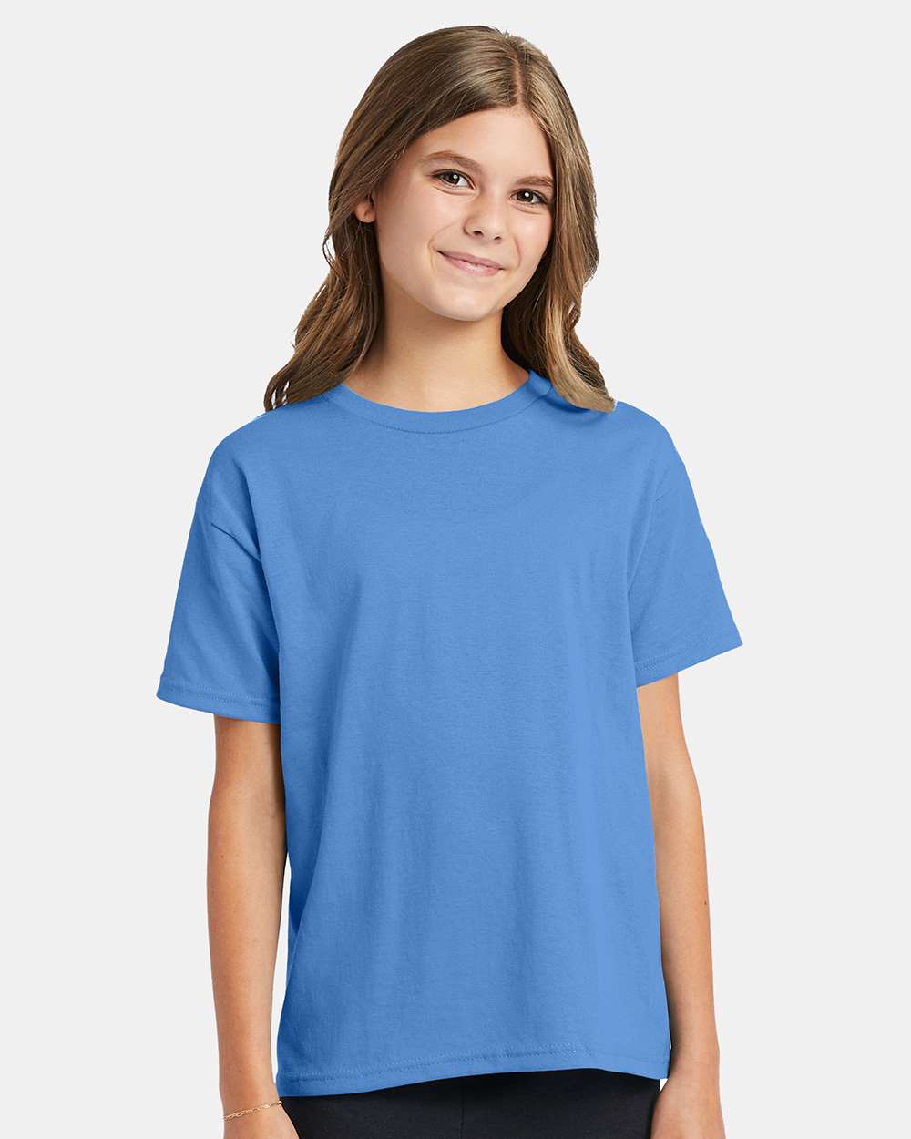 Youth Ecosmart™ T-Shirt - OnModelFront - B30500272 - Carolina Blue