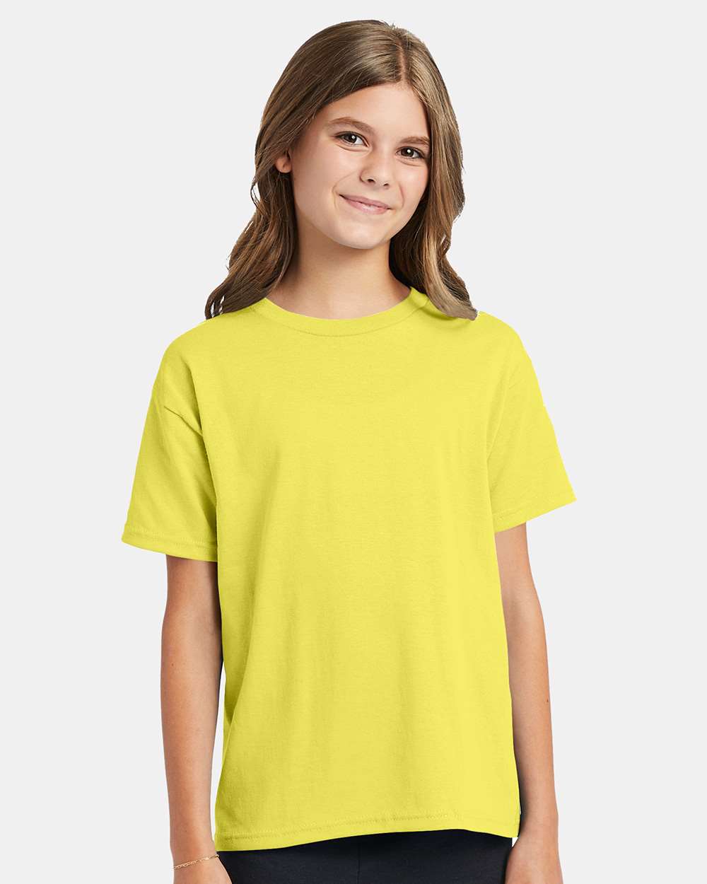 Youth Ecosmart™ T-Shirt - OnModelFront - B30500412 - Yellow