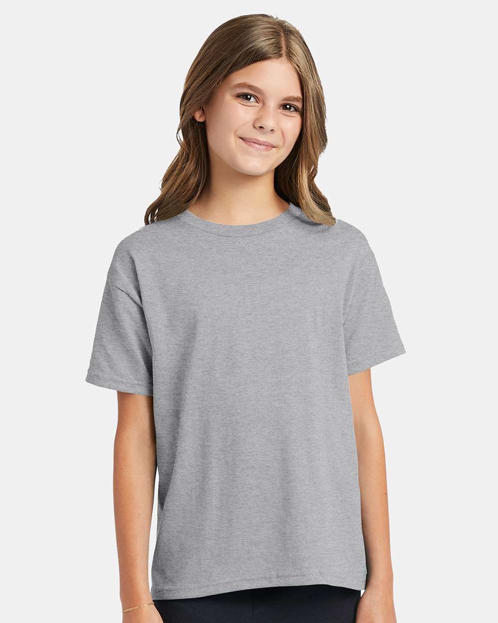 Youth Ecosmart™ T-Shirt - OnModelFront - B30500582 - Light Steel