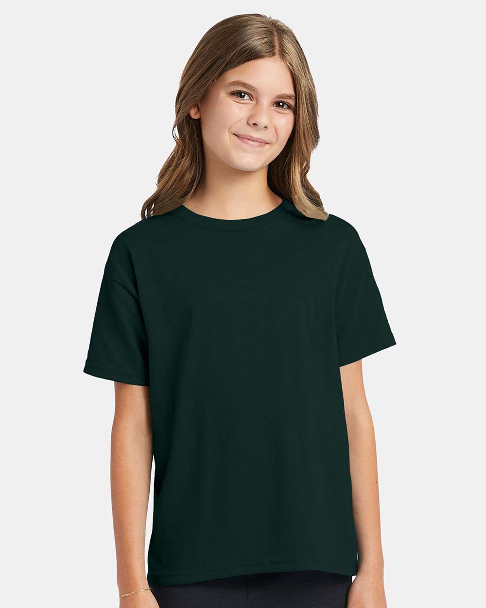 Youth Ecosmart™ T-Shirt - OnModelFront - B30500872 - Deep Forest