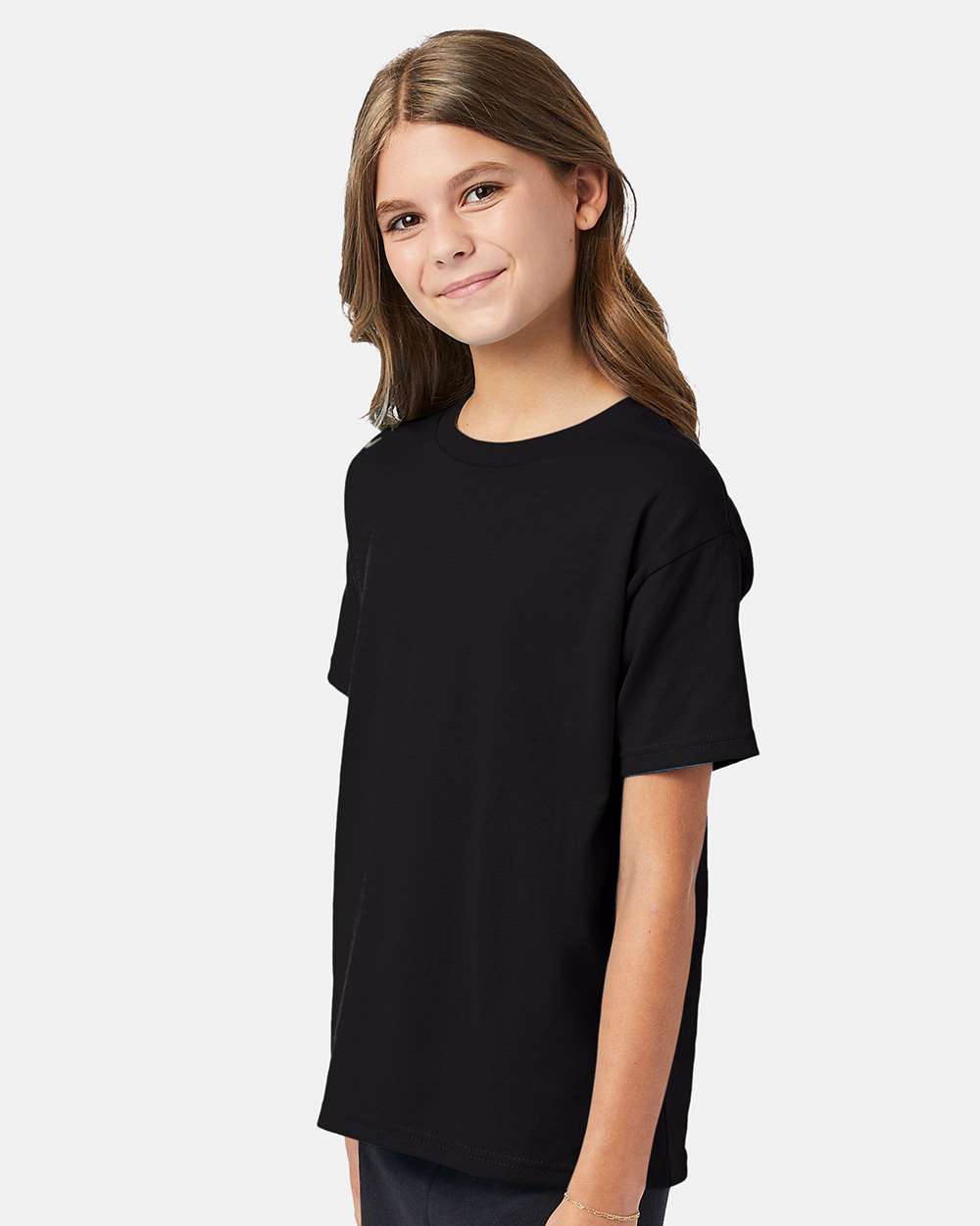 Youth Ecosmart™ T-Shirt - OnModelSide - B30500502 - Black