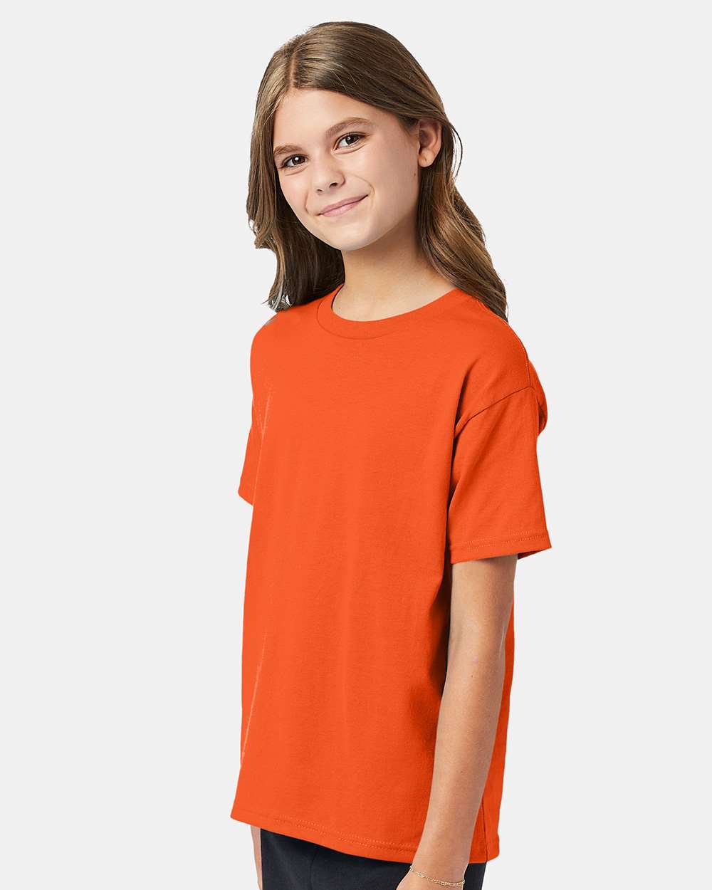 Youth Ecosmart™ T-Shirt - OnModelSide - B30500662 - Orange