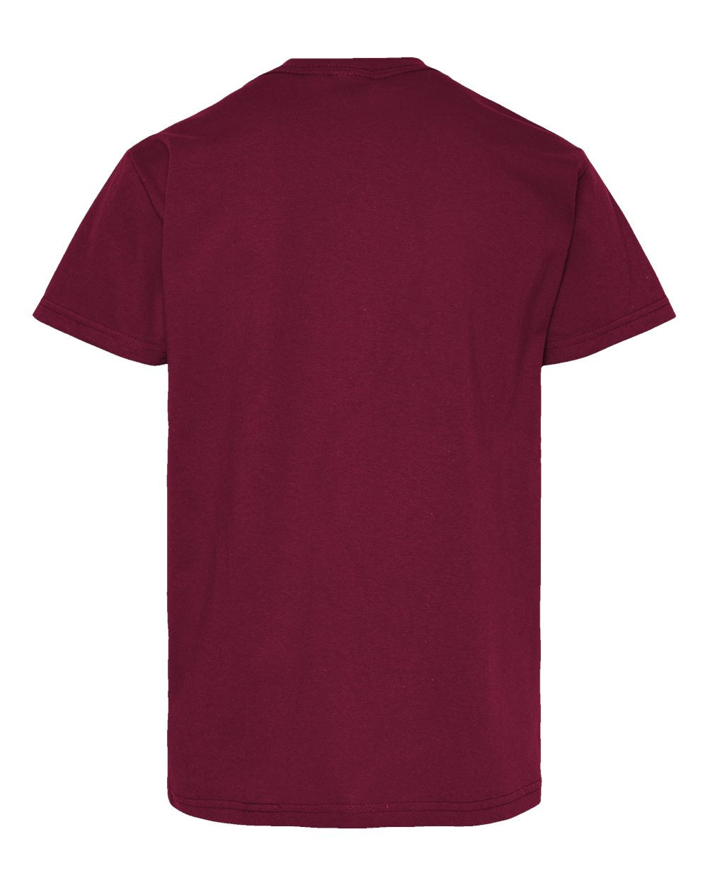 Youth Essential-T T-Shirt - Back - B31500552 - Athletic Cardinal