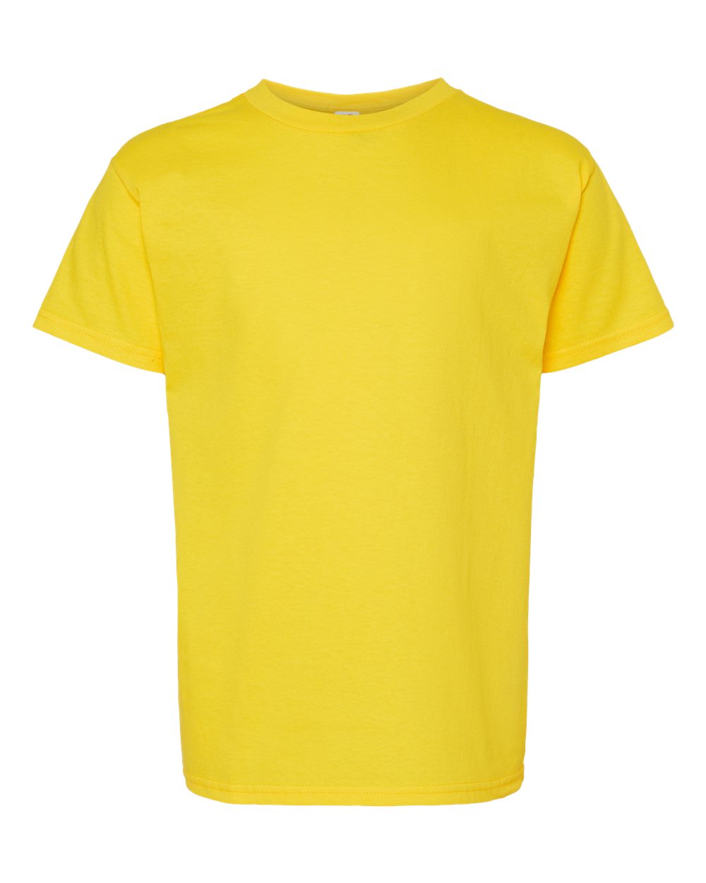 Youth Essential-T T-Shirt - Front - B31500132 - Athletic Yellow