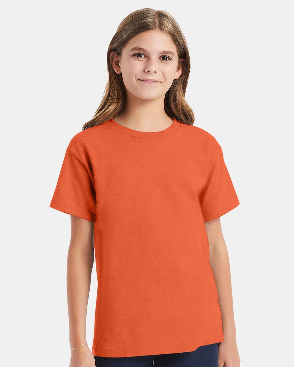Youth Essential-T T-Shirt - OnModelFront - B31500112 - Texas Orange