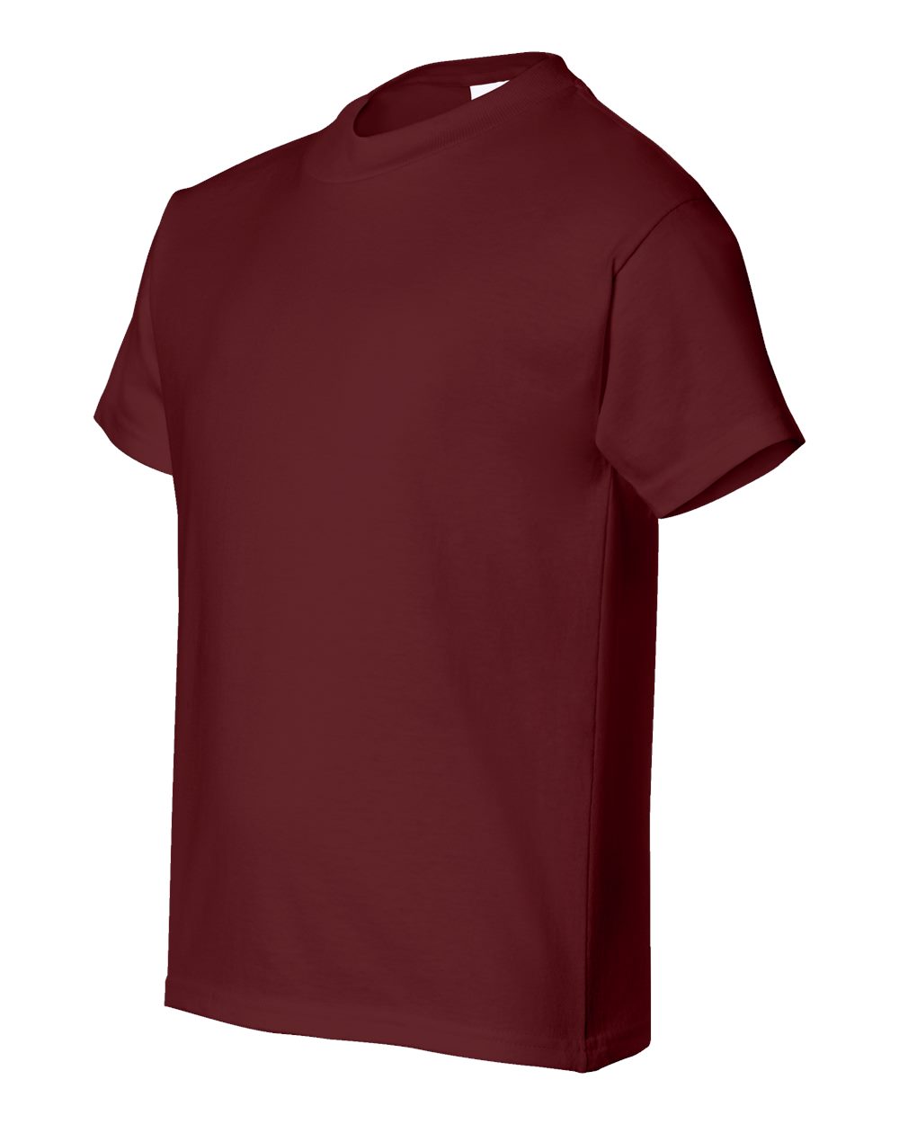 Youth Essential-T T-Shirt - Side - B31500534 - Maroon