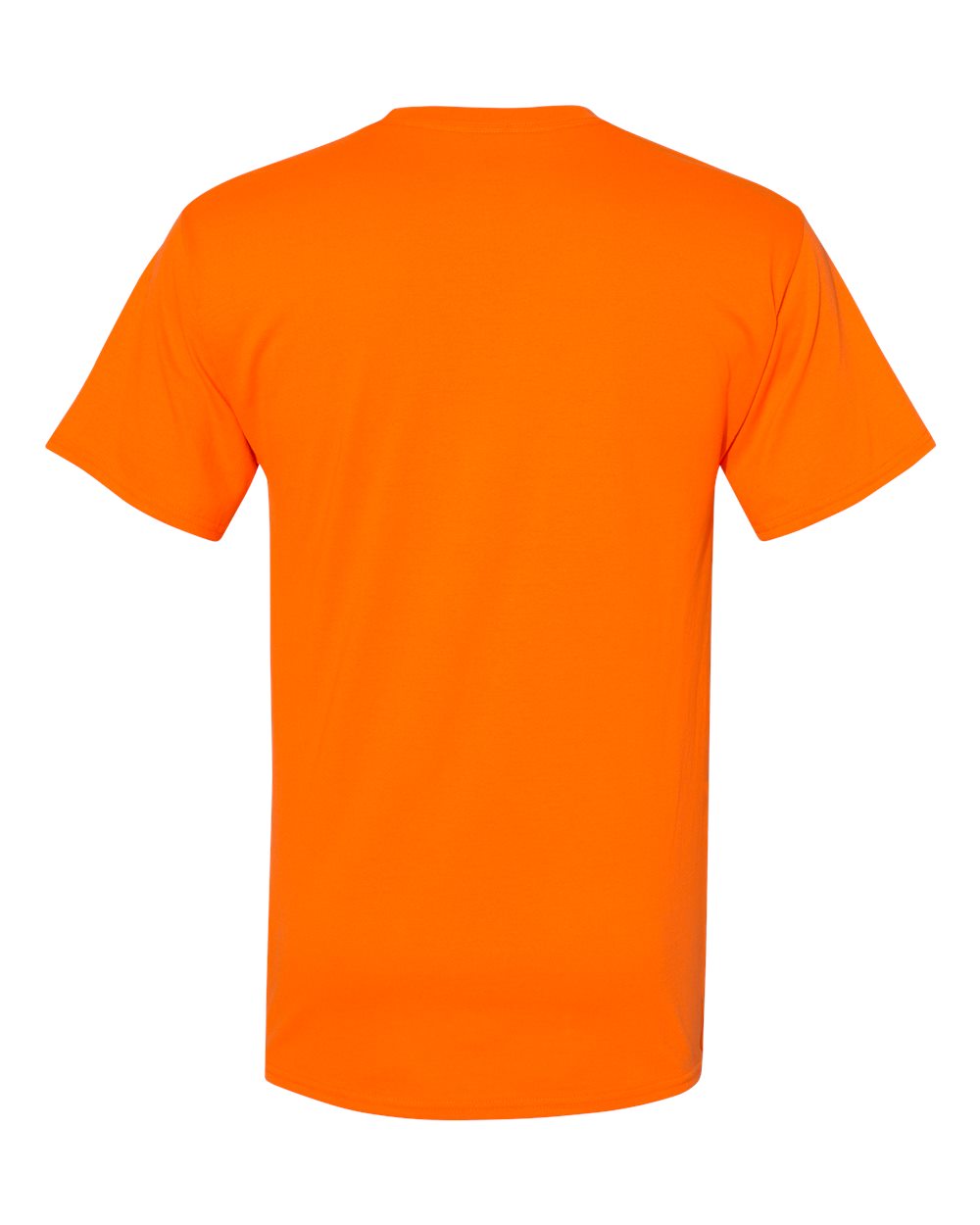 Unisex Workwear Pocket T-Shirt - Back - B25000343 - Safety Orange