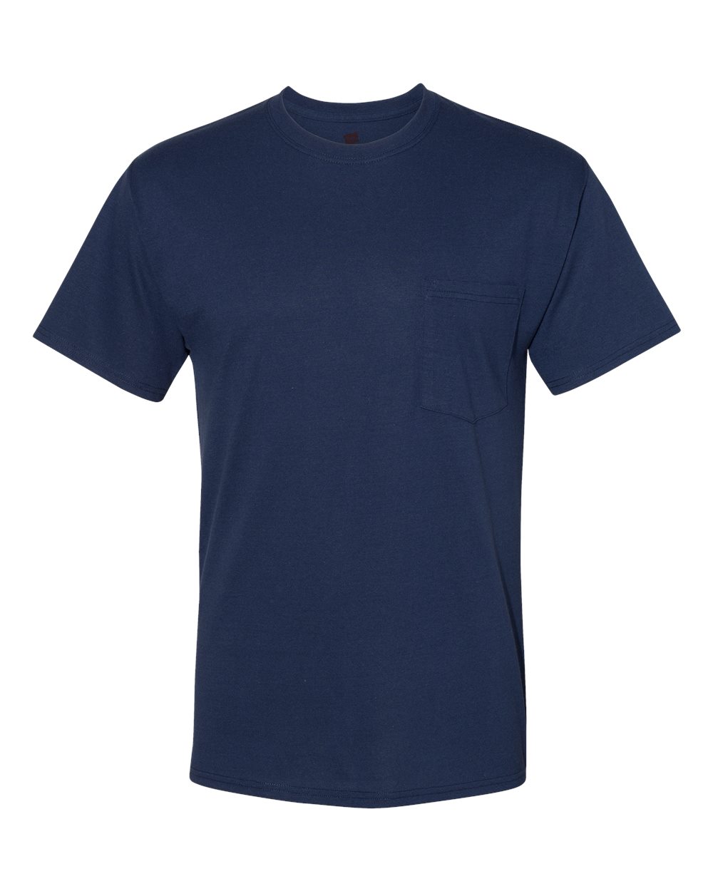 Unisex Workwear Pocket T-Shirt - Front - B25000653 - Navy